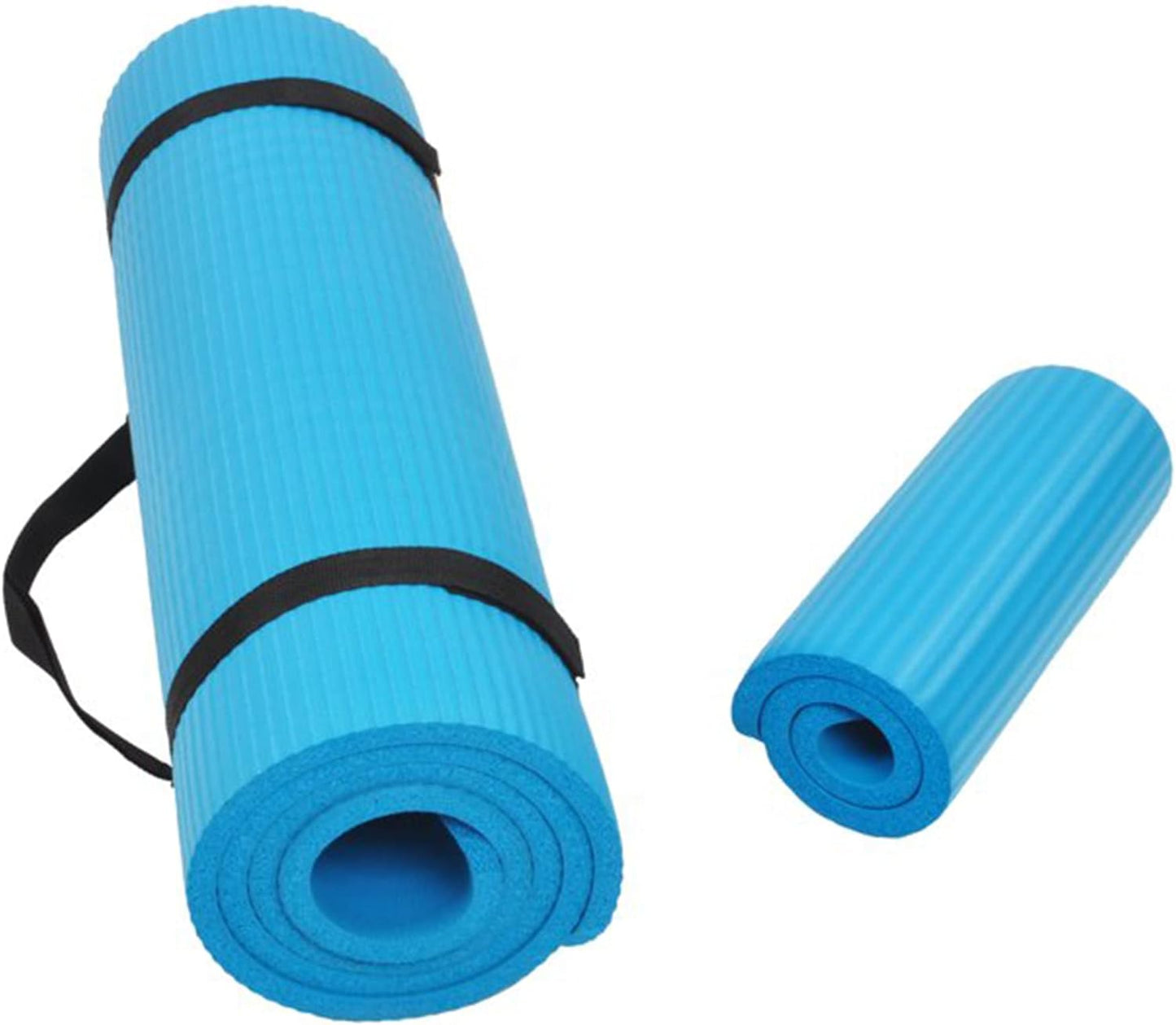 BalanceFrom GoYoga + Tapete de ioga (Azul)