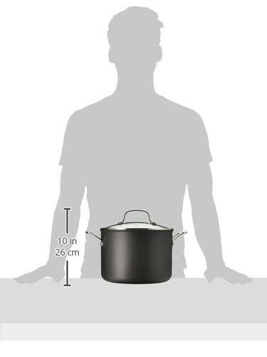 Cuisinart Panela Stockpot Hard-Anodized Antiaderente 8 Quart (Preta)