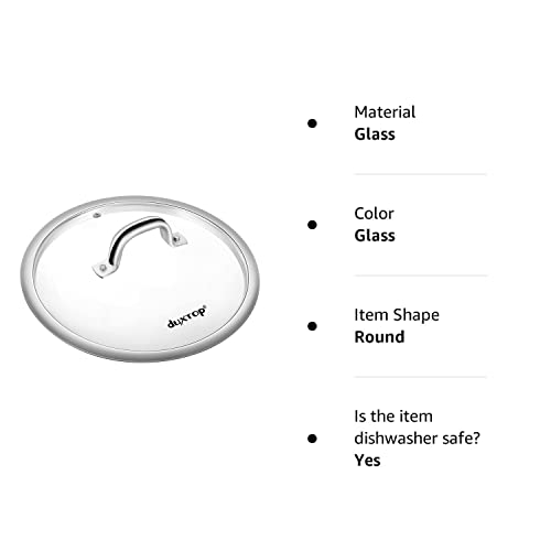 Tampa de Vidro Temperado Duxtop 11'' para Panela Sauté 5.5Qt (Transparente)
