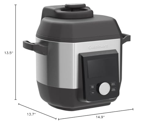 Cuisinart Multicooker de Alta Pressão 6 Qt Digital com 12 Programas