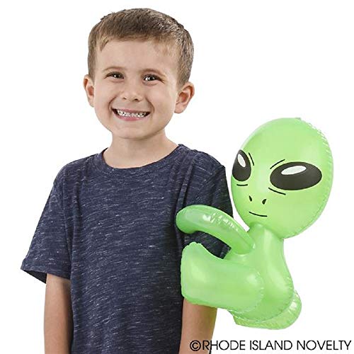 Hug Me Alien Inflatables, 12.5 Inch - 1 Dozen