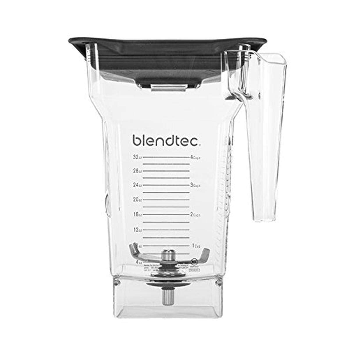 Jarra Blendtec FourSide com Tampa Rígida Preta para Liquidificadores (Clara)