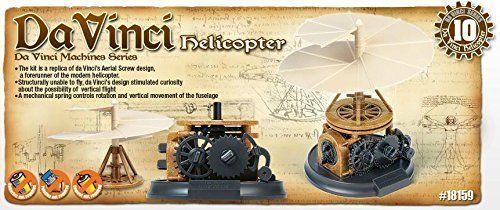 Academy Helicóptero Da Vinci - Modelo Diecast - #18159 - Série Máquinas