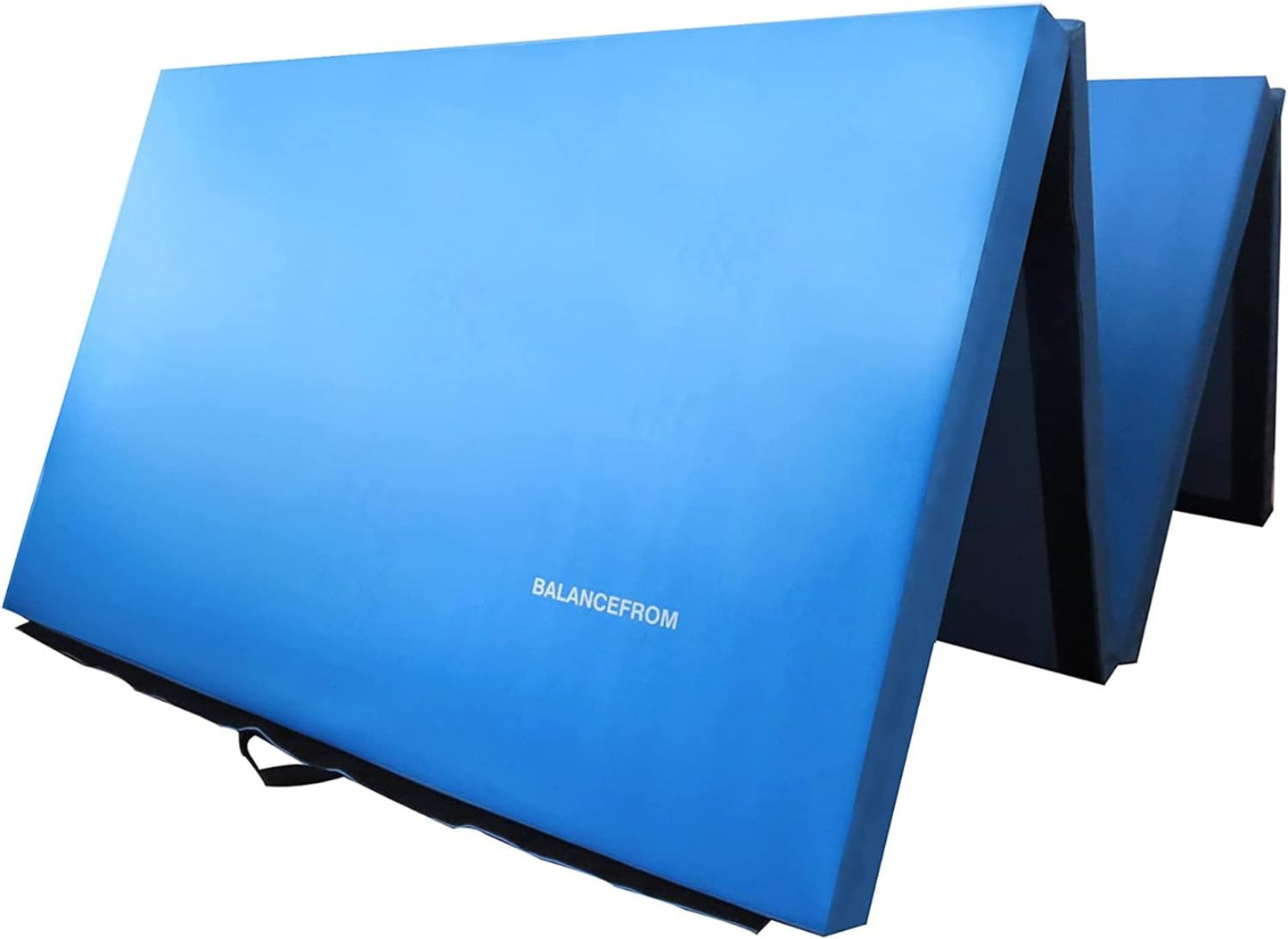 BalanceFrom GoGym Tapetes de ginástica dobrável (azul)