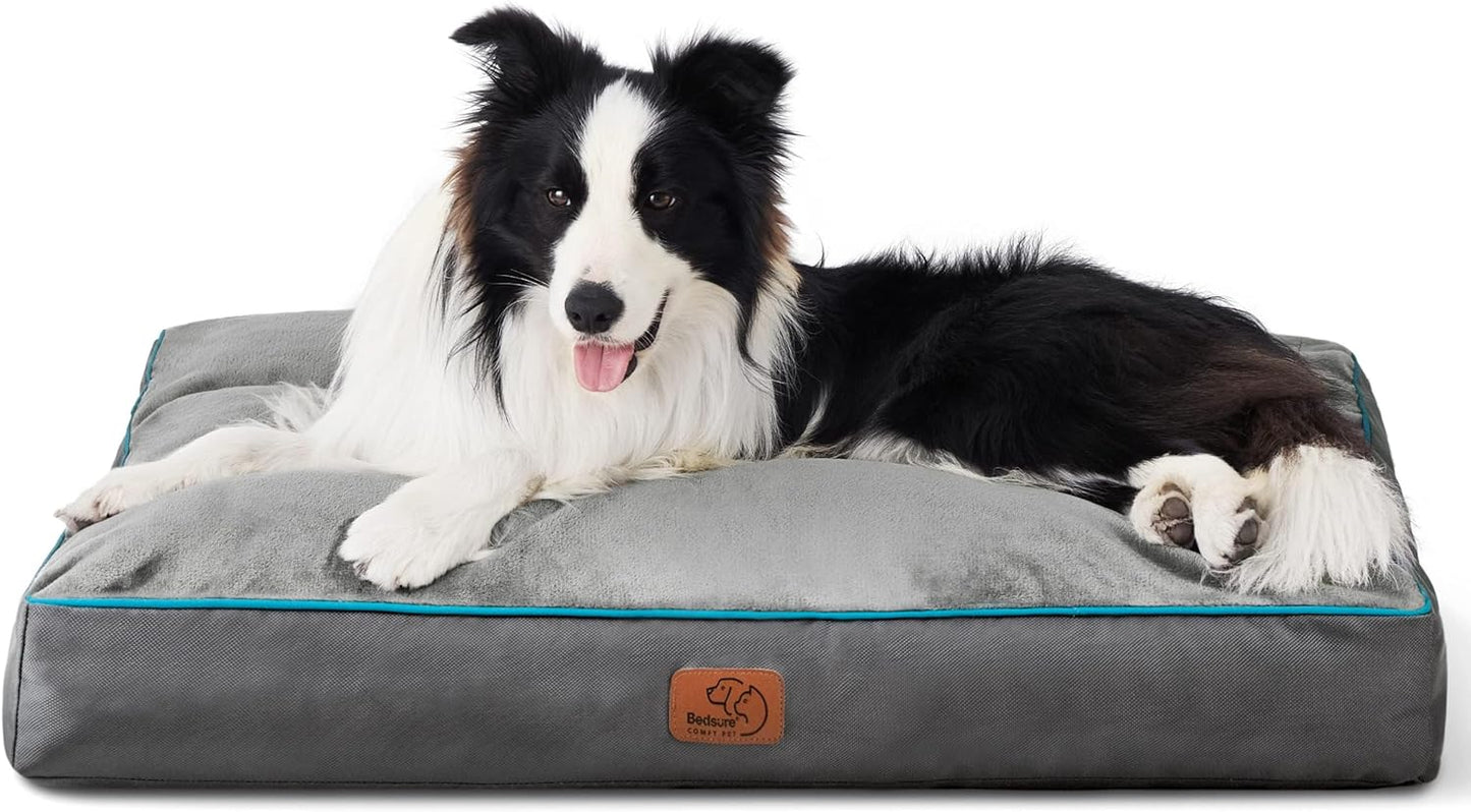 Bedsure Camas impermeáveis para cães grandes G cinza