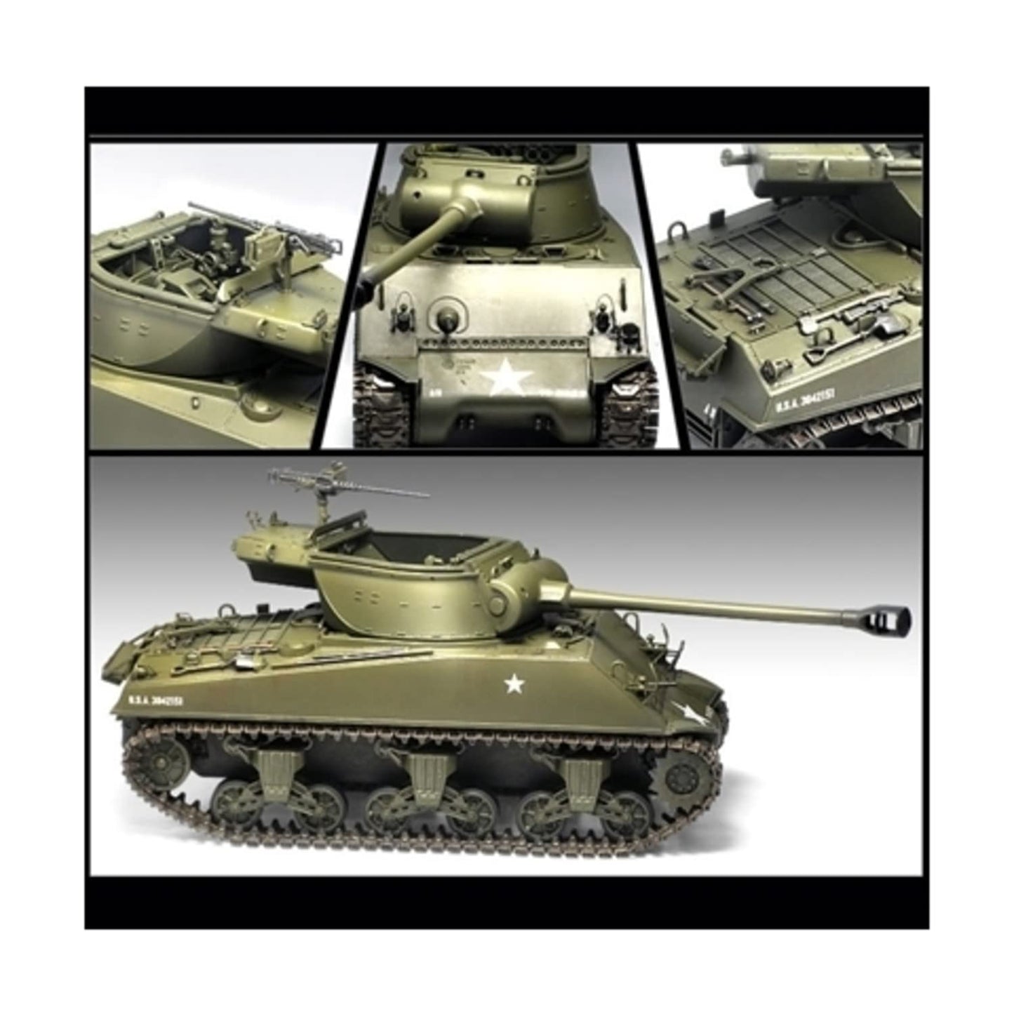 Academy U.S. Army M36B1 GMC 1/35 - Kit de Montagem com Acessórios