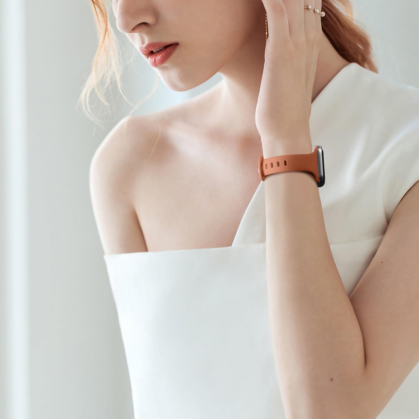 Lerobo 6 Pulseiras Slim Compatíveis com Apple Watch (Várias Cores)