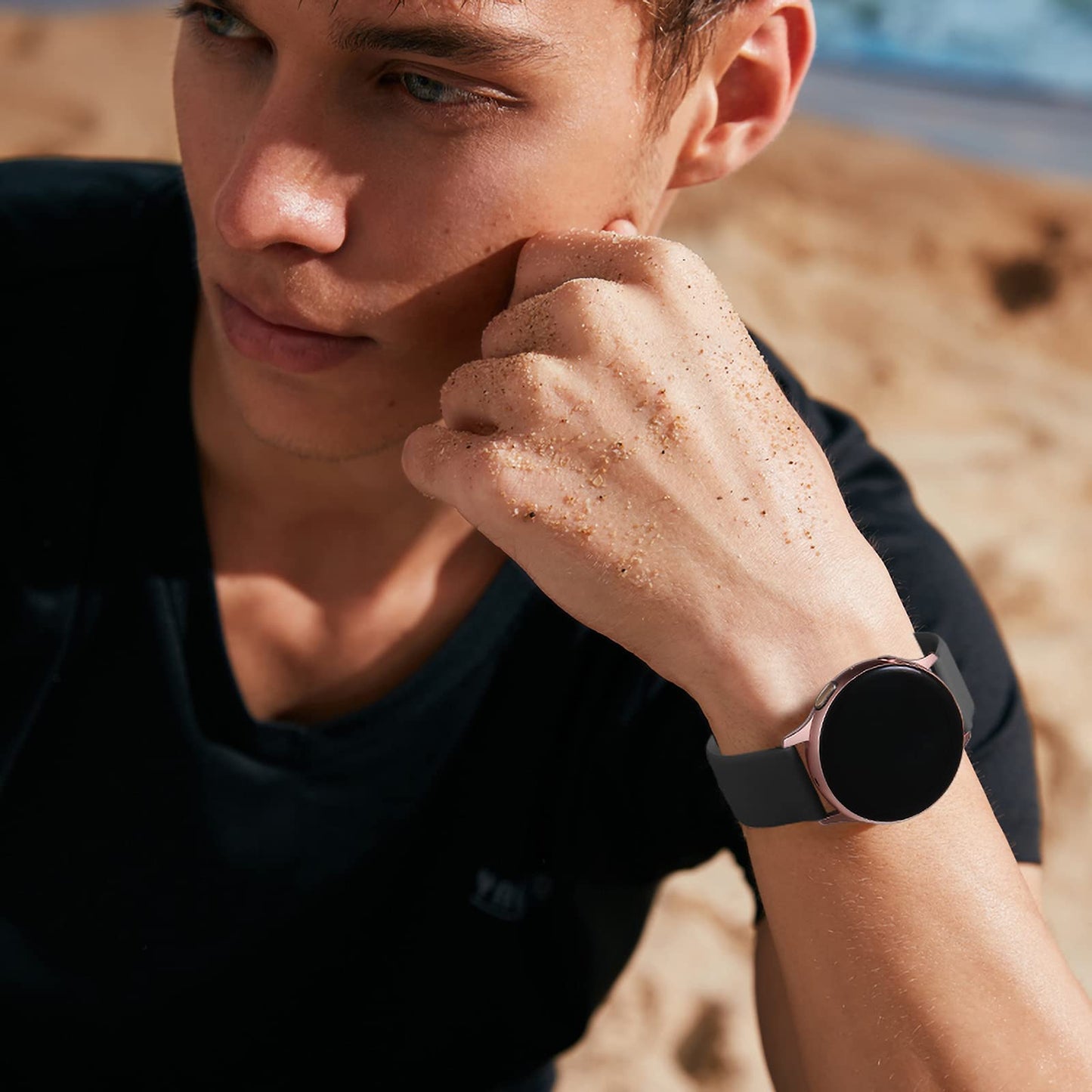 Lerobo 6 Pulseiras Silicone p/ Galaxy Watch 7/6/5/4 20mm