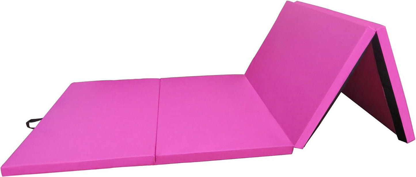 BalanceFrom BFGR-01PK Tapetes aeróbicos dobráveis rosa