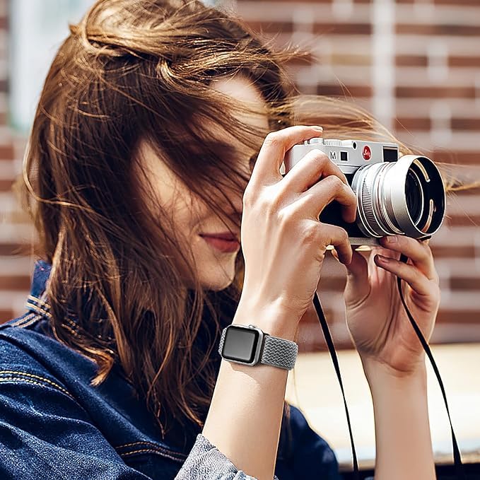 Lerobo 6 Pulseiras Trançadas de Nylon para Apple Watch Ultra 49mm