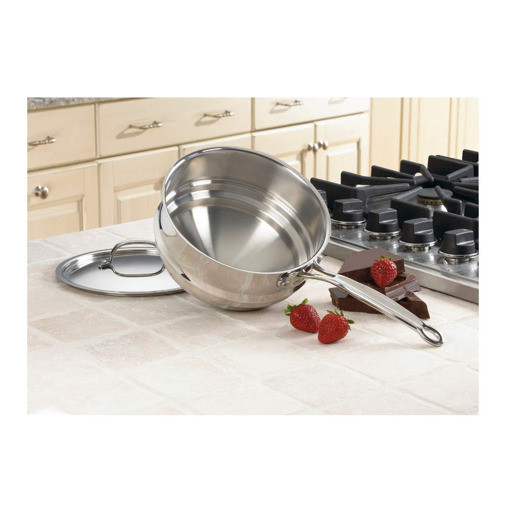 Cuisinart Panela Banho-Maria Universal Inox 20 cm com Tampa