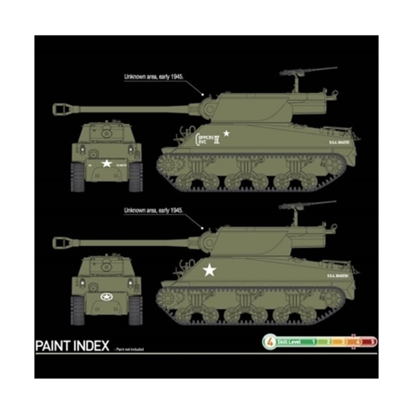 Academy U.S. Army M36B1 GMC 1/35 - Kit de Montagem com Acessórios