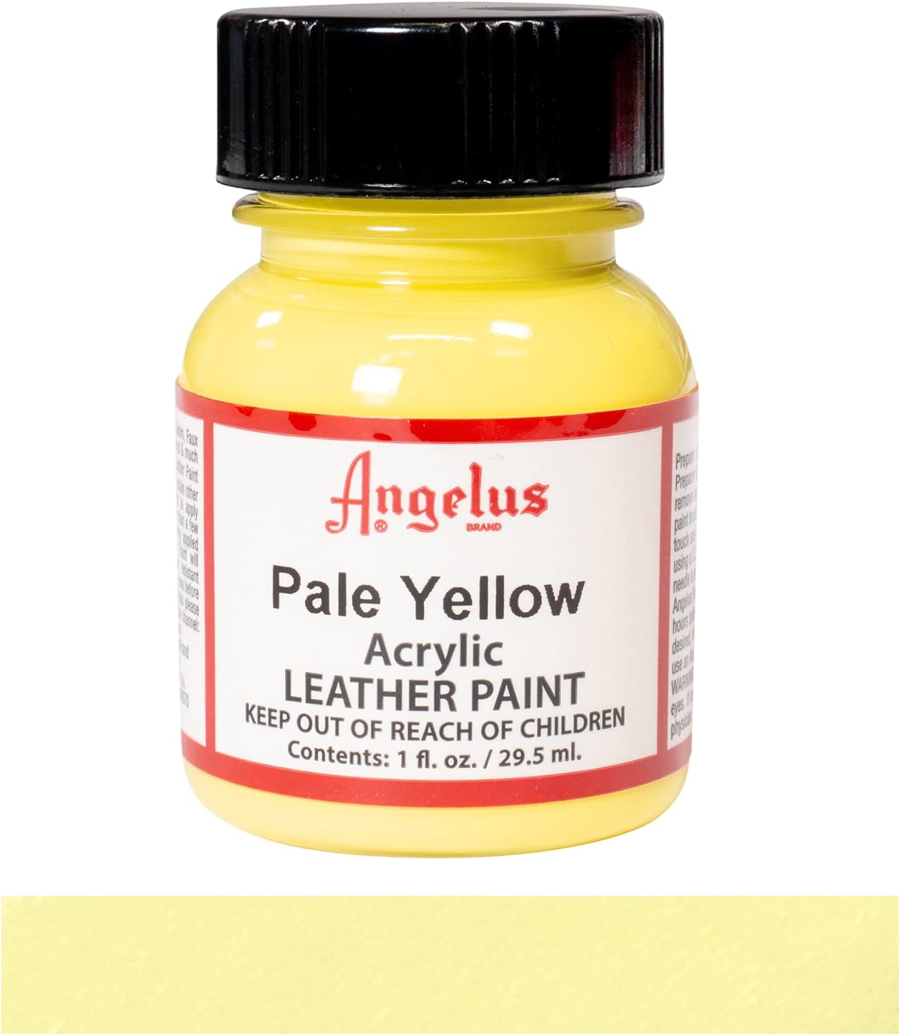 Angelus Tinta acrílica para couro 29,5 ml amarelo pálido