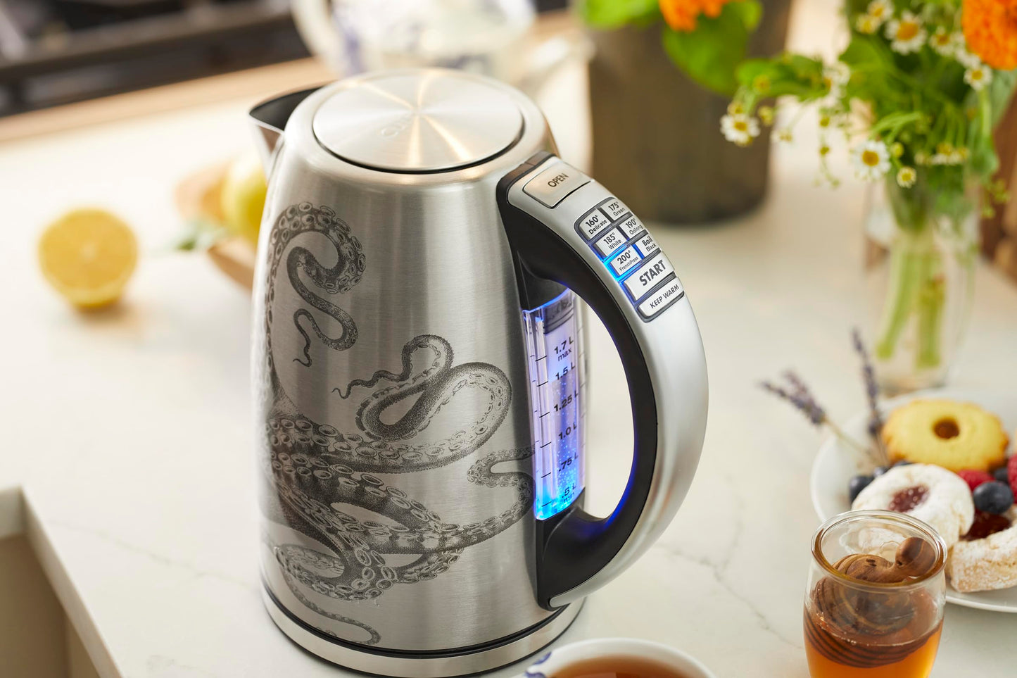 Chaleira Elétrica Cuisinart PerfecTemp 1,7 Litros com Controle de Temperatura