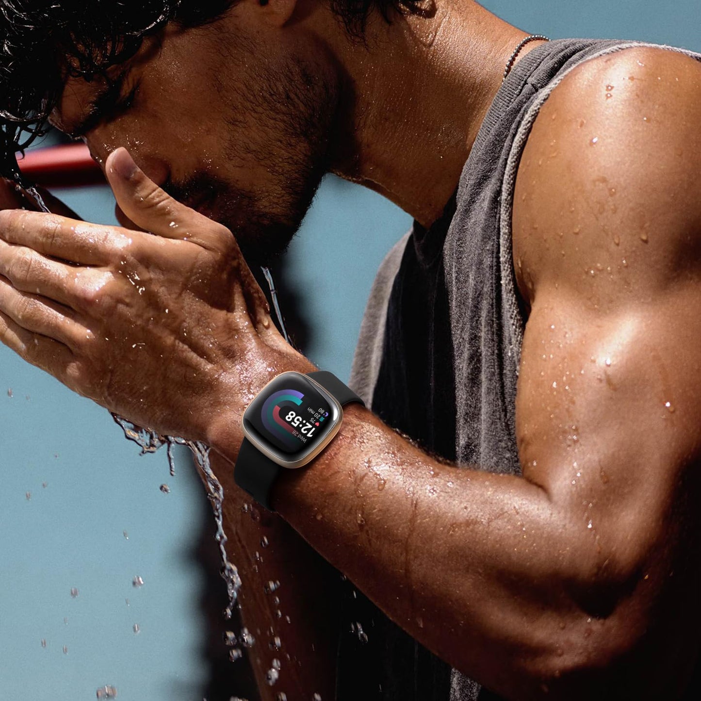 Lerobo 8 Pulseiras Compatíveis com Fitbit Versa 4/Sense 2 - (Cores Diversas)