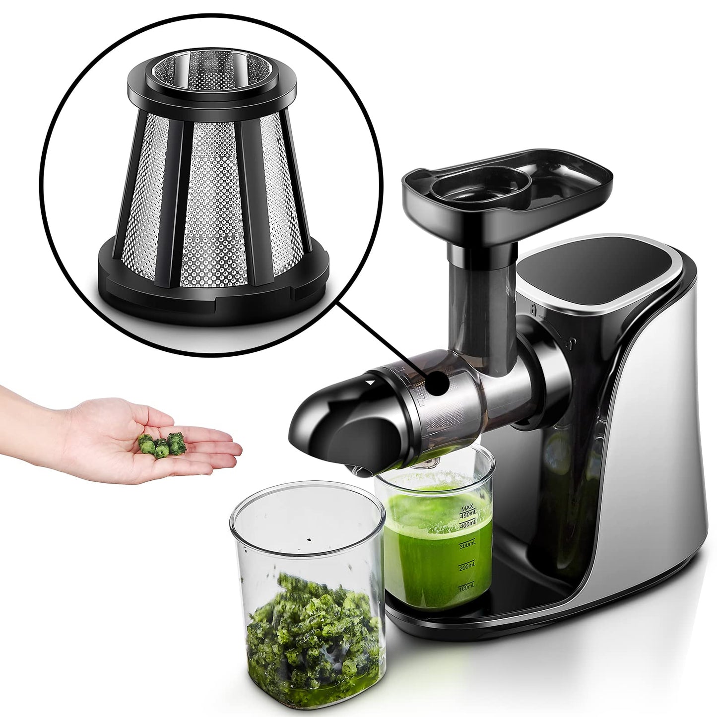 Filtro para Espremedor AMZCHEF Compatível com Modelos 1501 & 3001