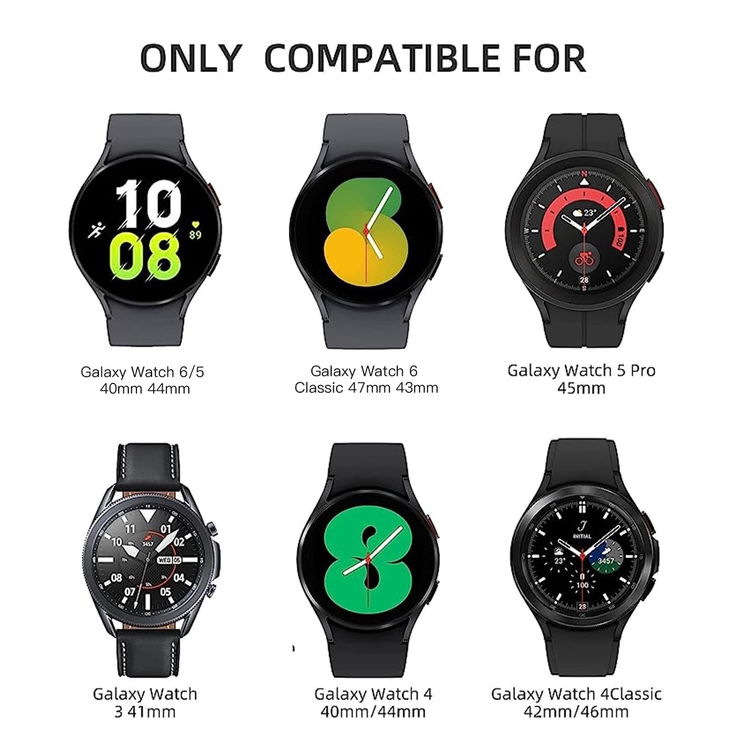 Lerobo Pulseira Samsung Galaxy Watch 7/6/5/4 20mm (Branco)