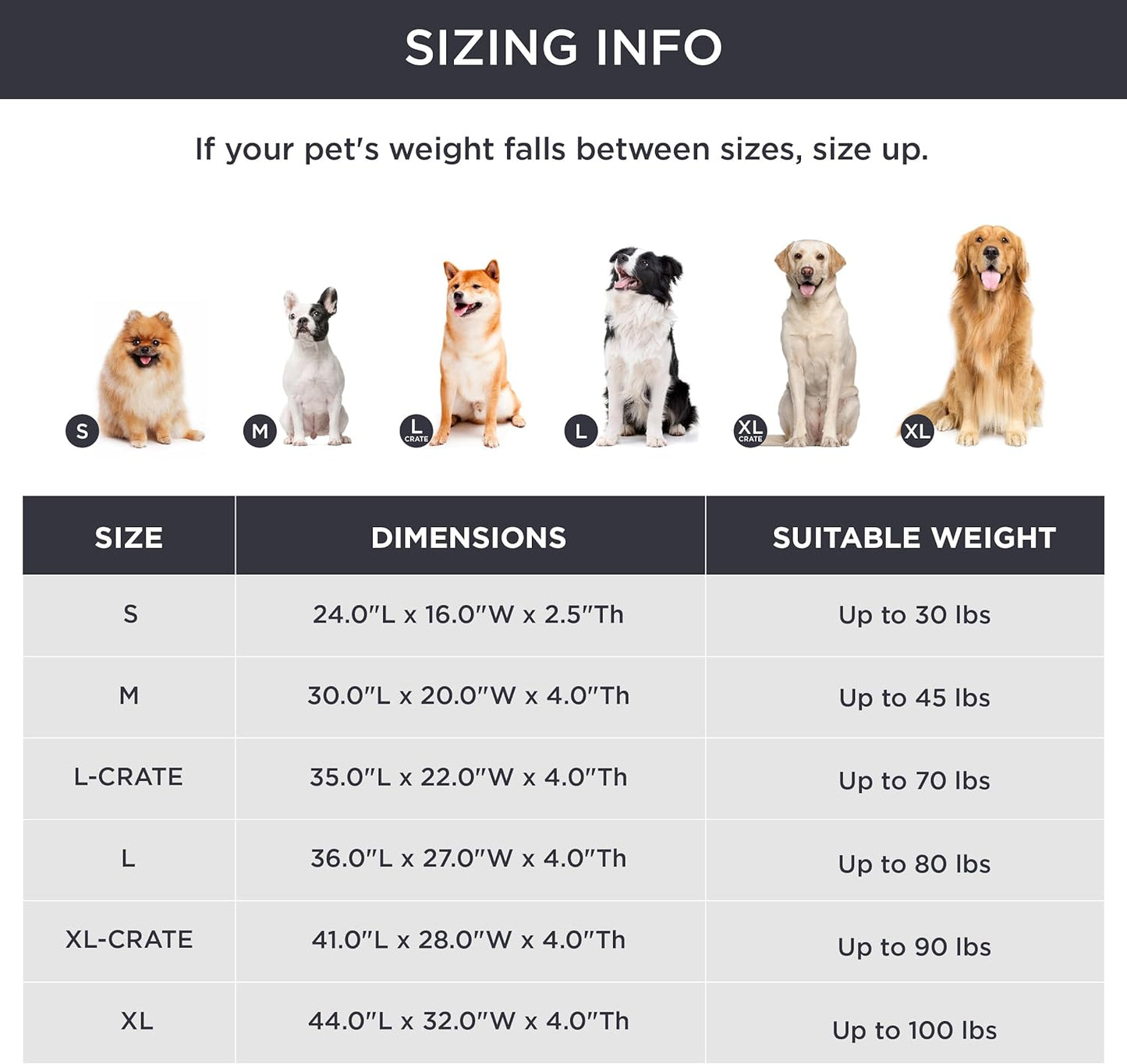 Bedsure Camas impermeáveis para cães grandes G cinza