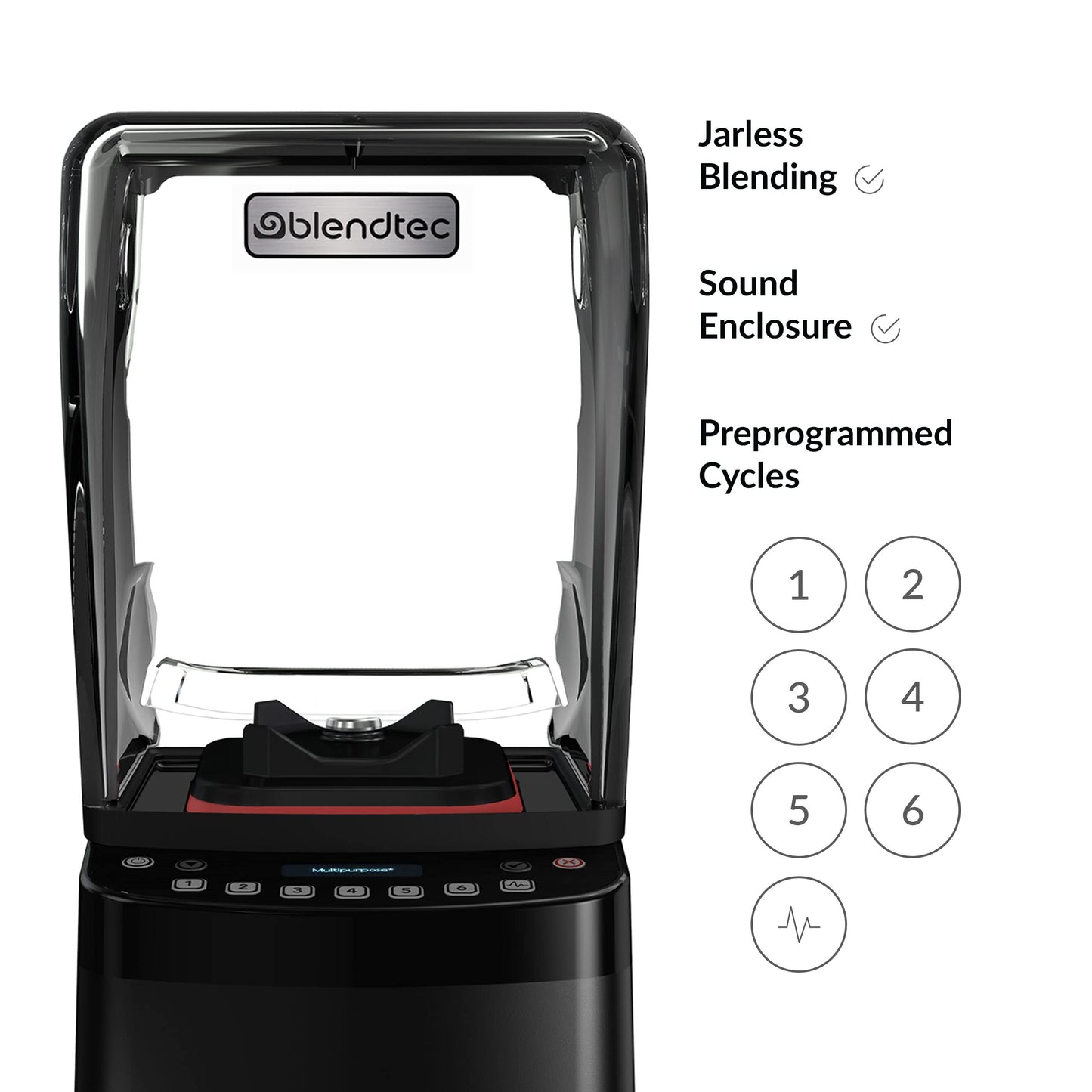 Blendtec Stealth Nitro Blender Comercial - Sem Jarro, Enclosure Acústico