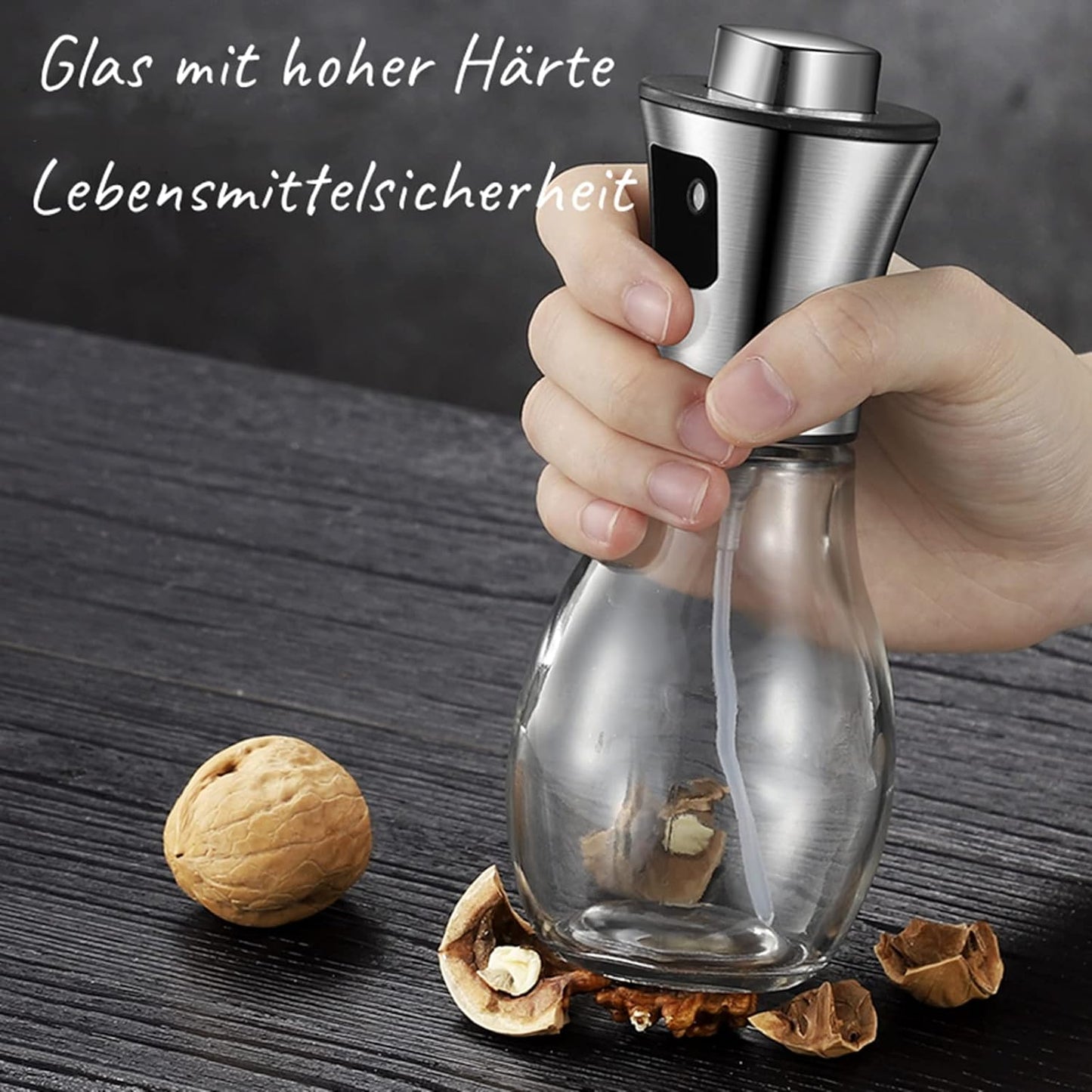 Auyeetek Pulverizador de óleo para óleo de cozinha kit com 2