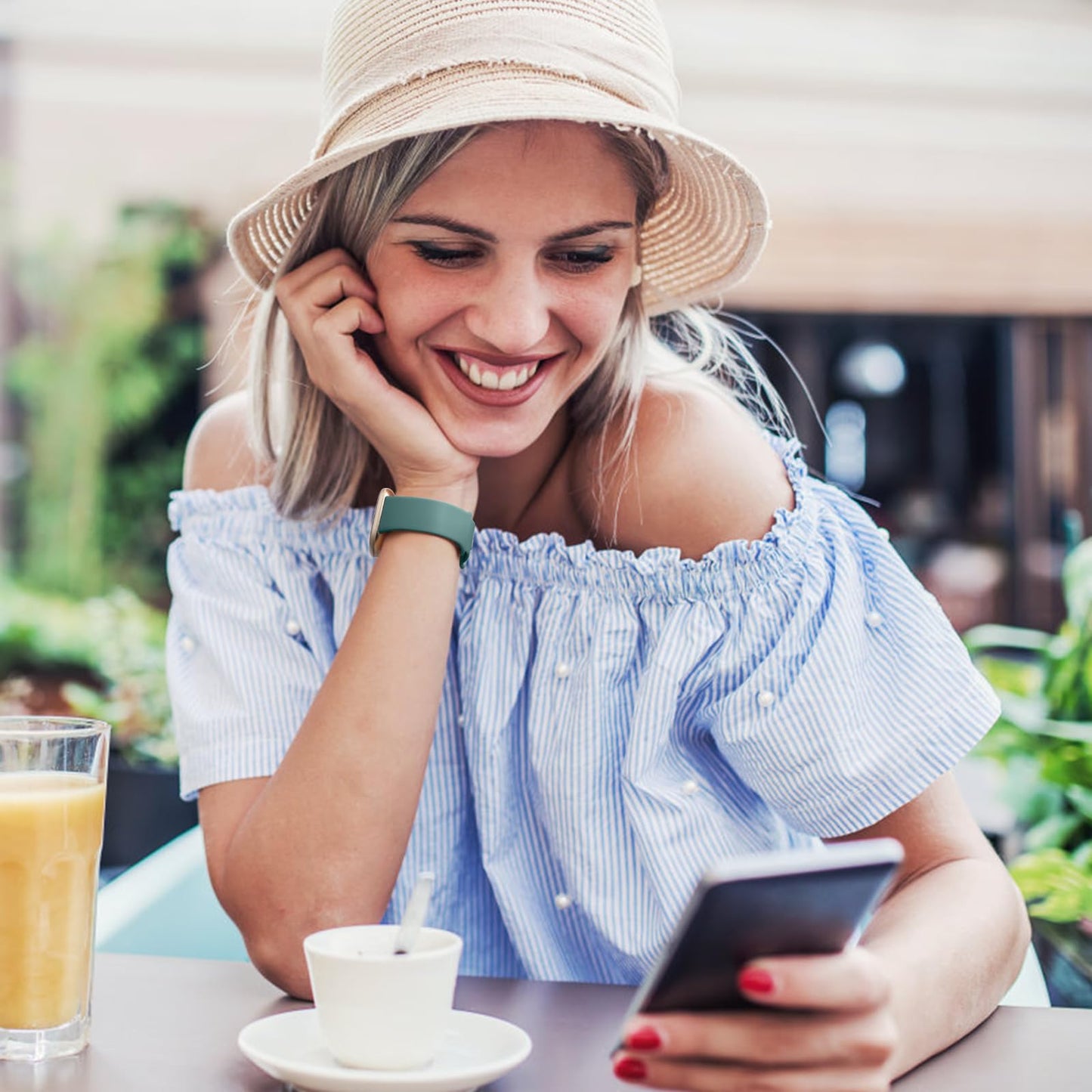 Lerobo 8 Pulseiras Compatíveis com Fitbit Versa 4/Sense 2 - (Cores Diversas)