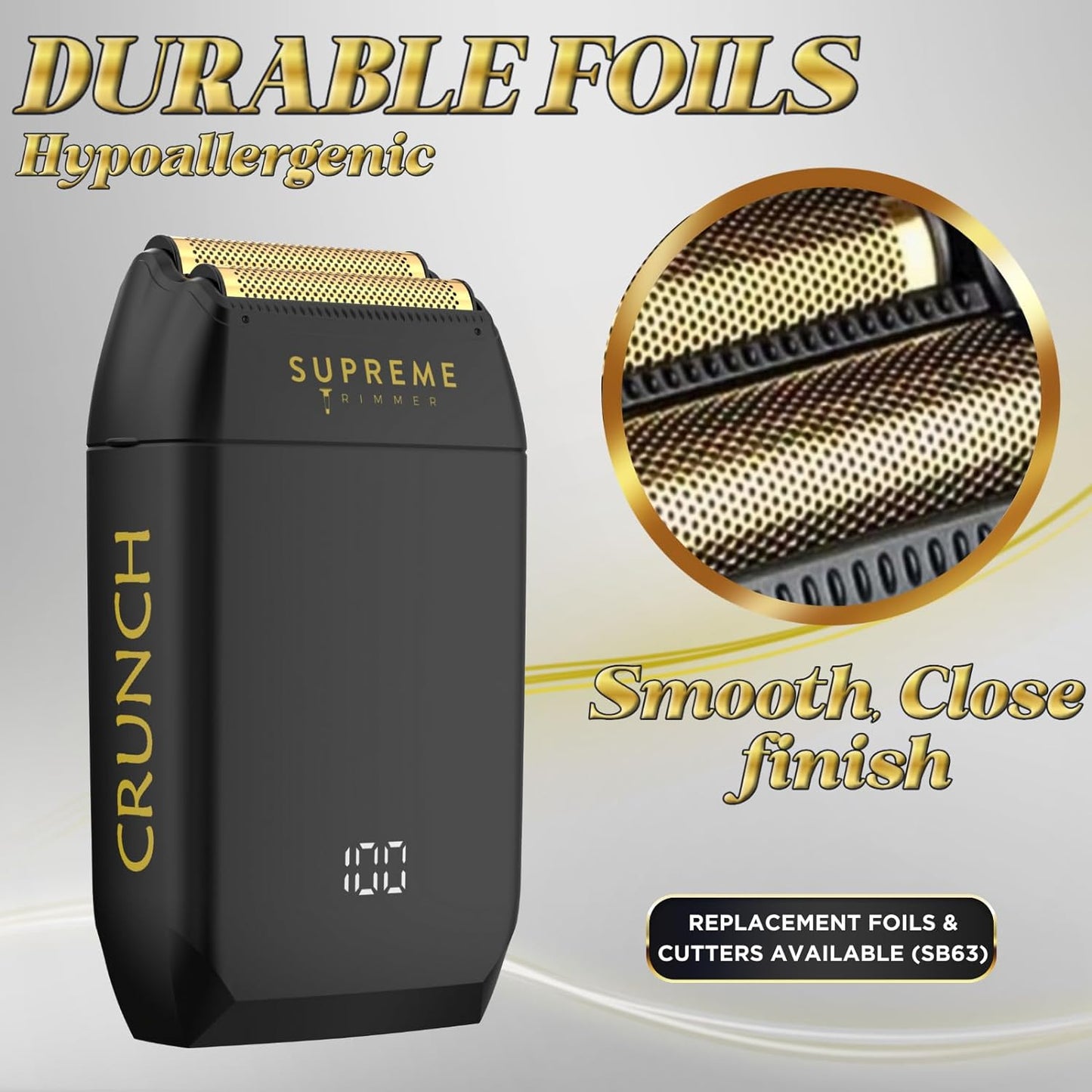 Barbeador elétrico masculino da SUPREME TRIMMER – STF602