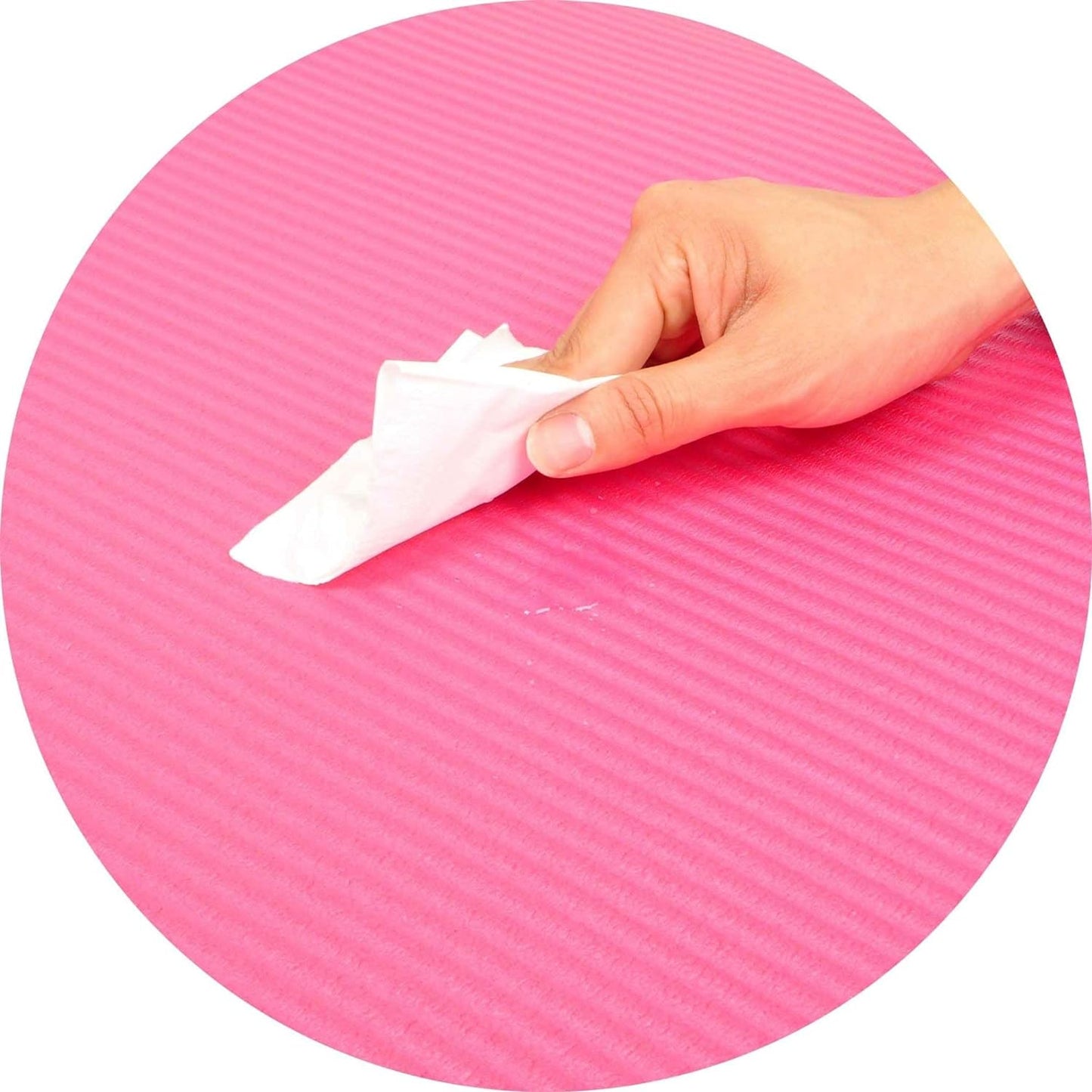 BalanceFrom GoCloud Tapete de ioga densidade de 2,5 cm rosa