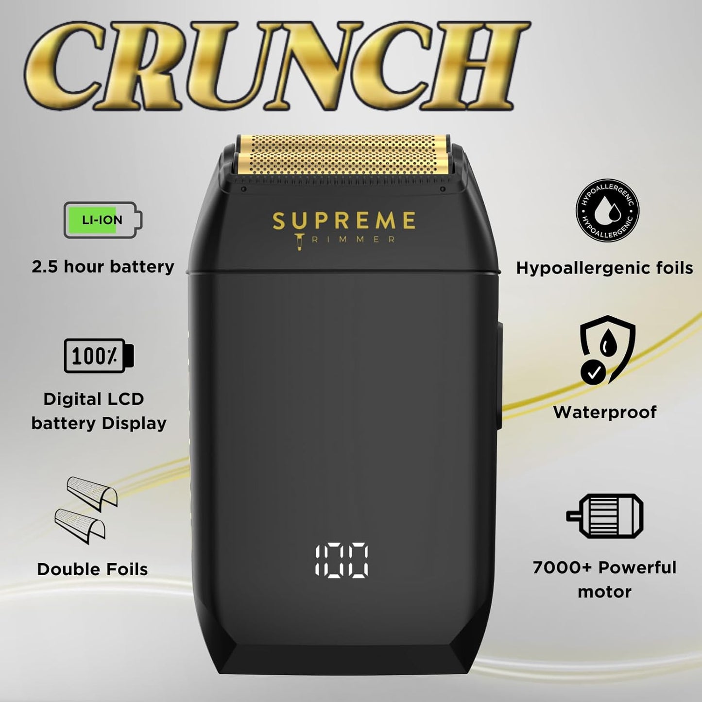 Barbeador elétrico masculino da SUPREME TRIMMER – STF602