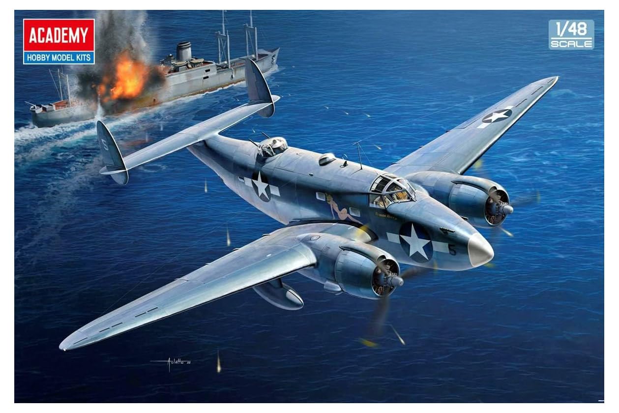 Academy Modelo 1/48 US Navy PV-1 Ventura - Batalha das Ilhas Solomon