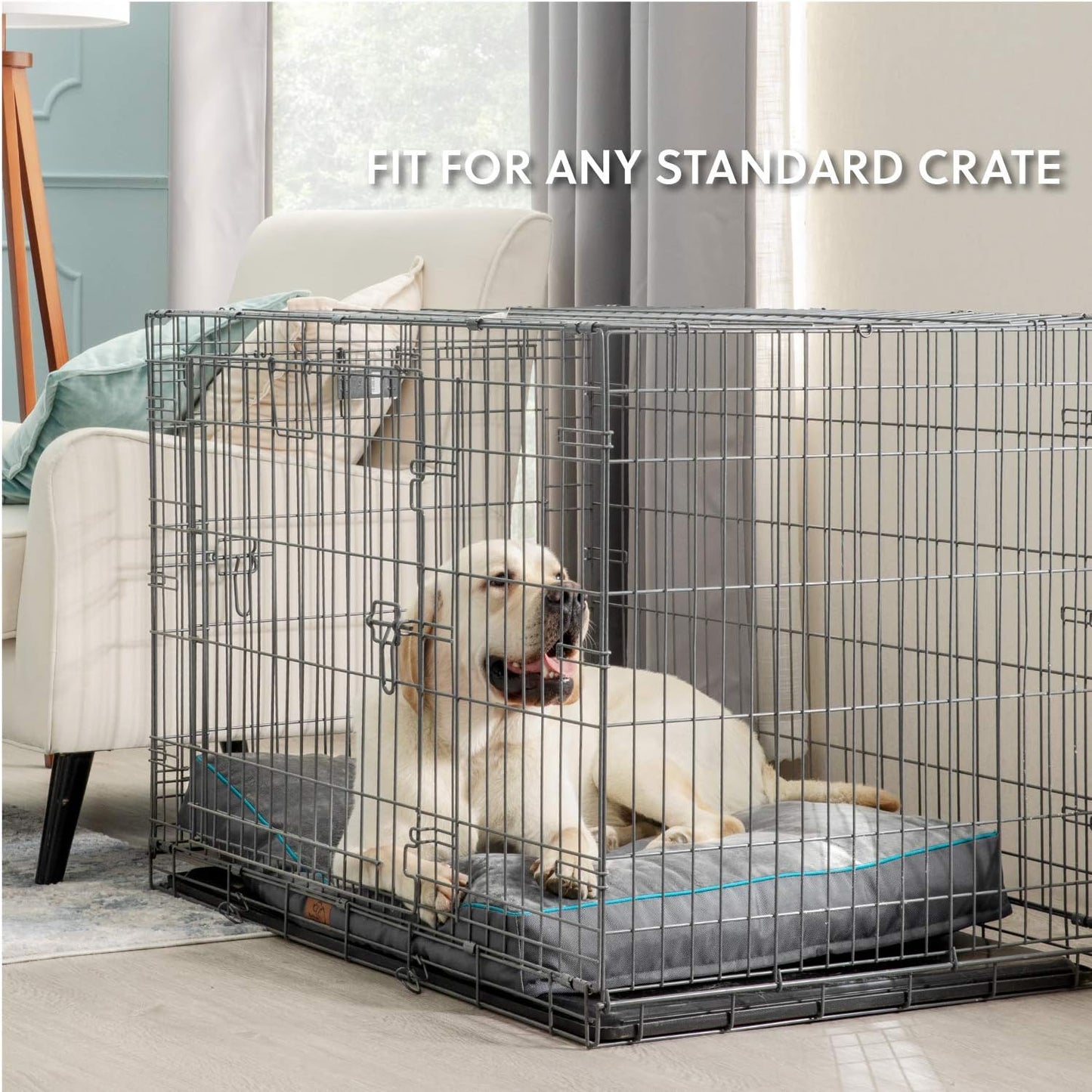 Bedsure Camas impermeáveis para cães grandes G cinza