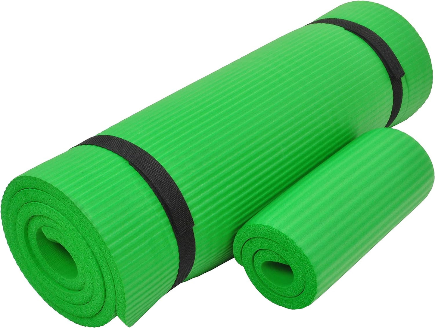 BalanceFrom GoYoga + Tapete de ioga + par de blocos(verde)