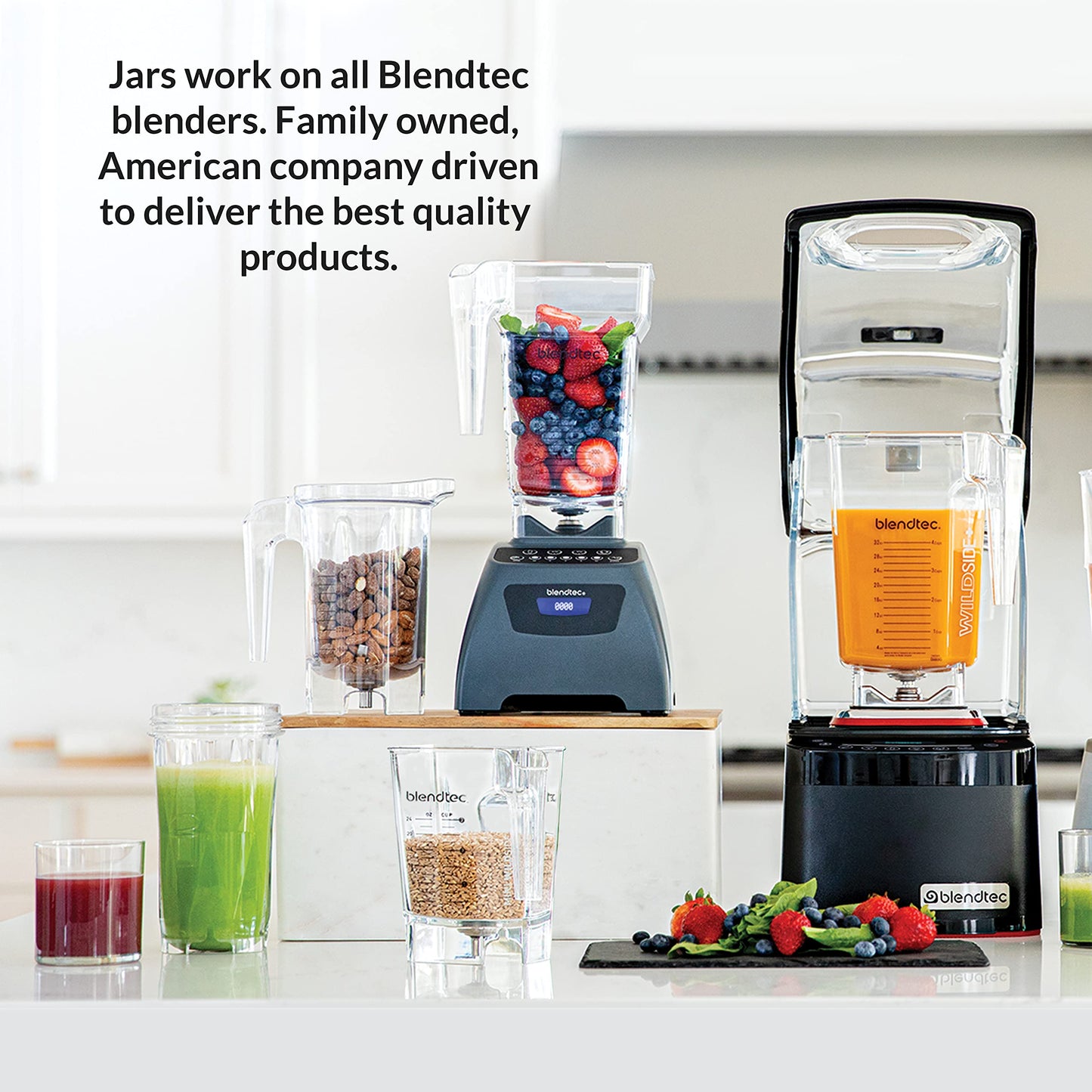 Blendtec Liquidificador Total Classic Original com Jarro WildSide+ (Preto)