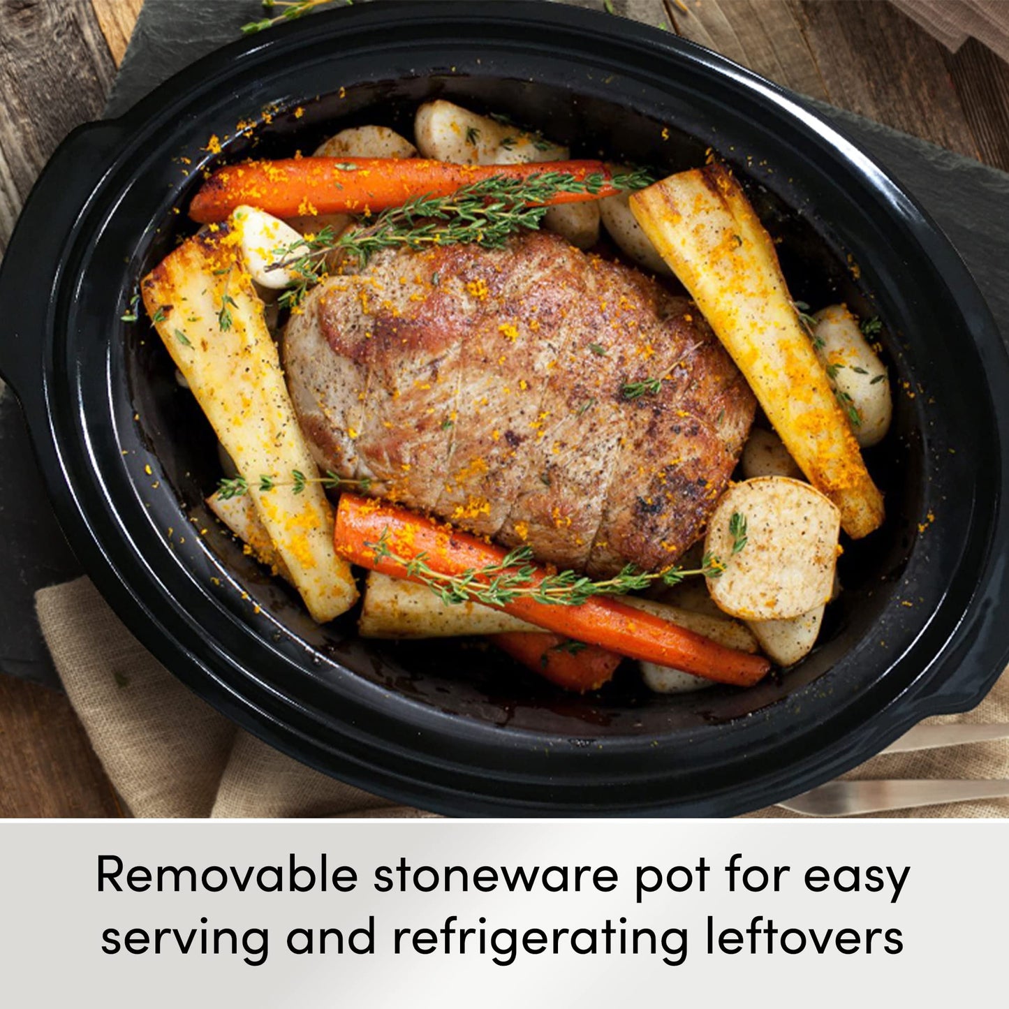 Elite Gourmet MST-900D Slow Cooker Digital 8,5L Inox
