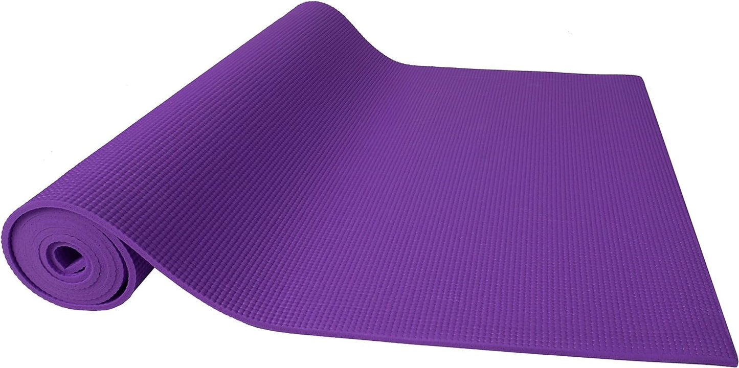 BalanceFrom Go Yoga Tapete de ioga antiderrapante roxo