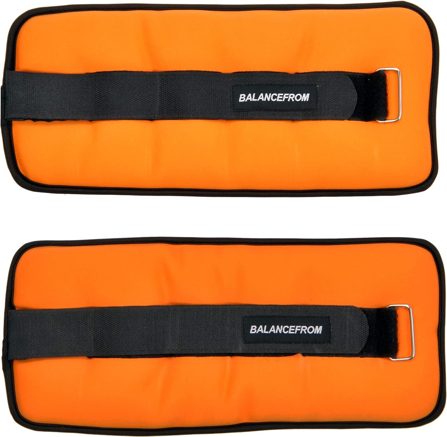 BalanceFrom 1 par de Pesos de pernas ajustável laranja