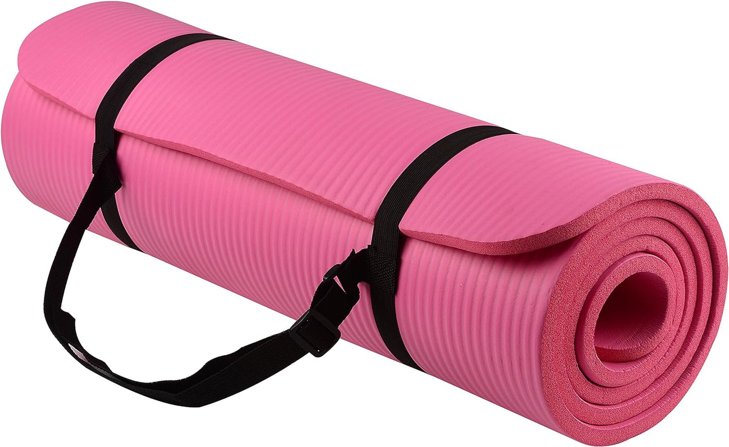 BalanceFrom Tapete de ioga GoYa + par de blocos rosa