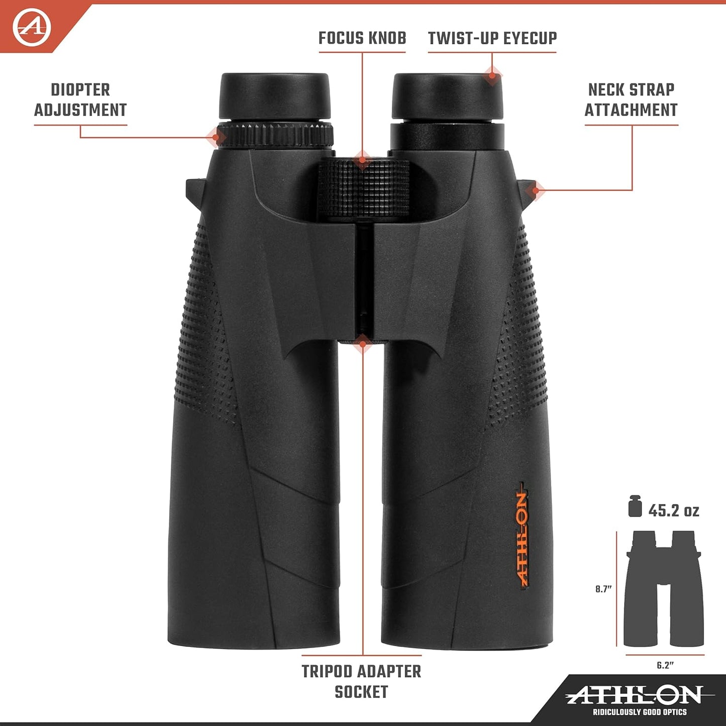 Athlon Optics Binóculos Cronus G2 15 x 56