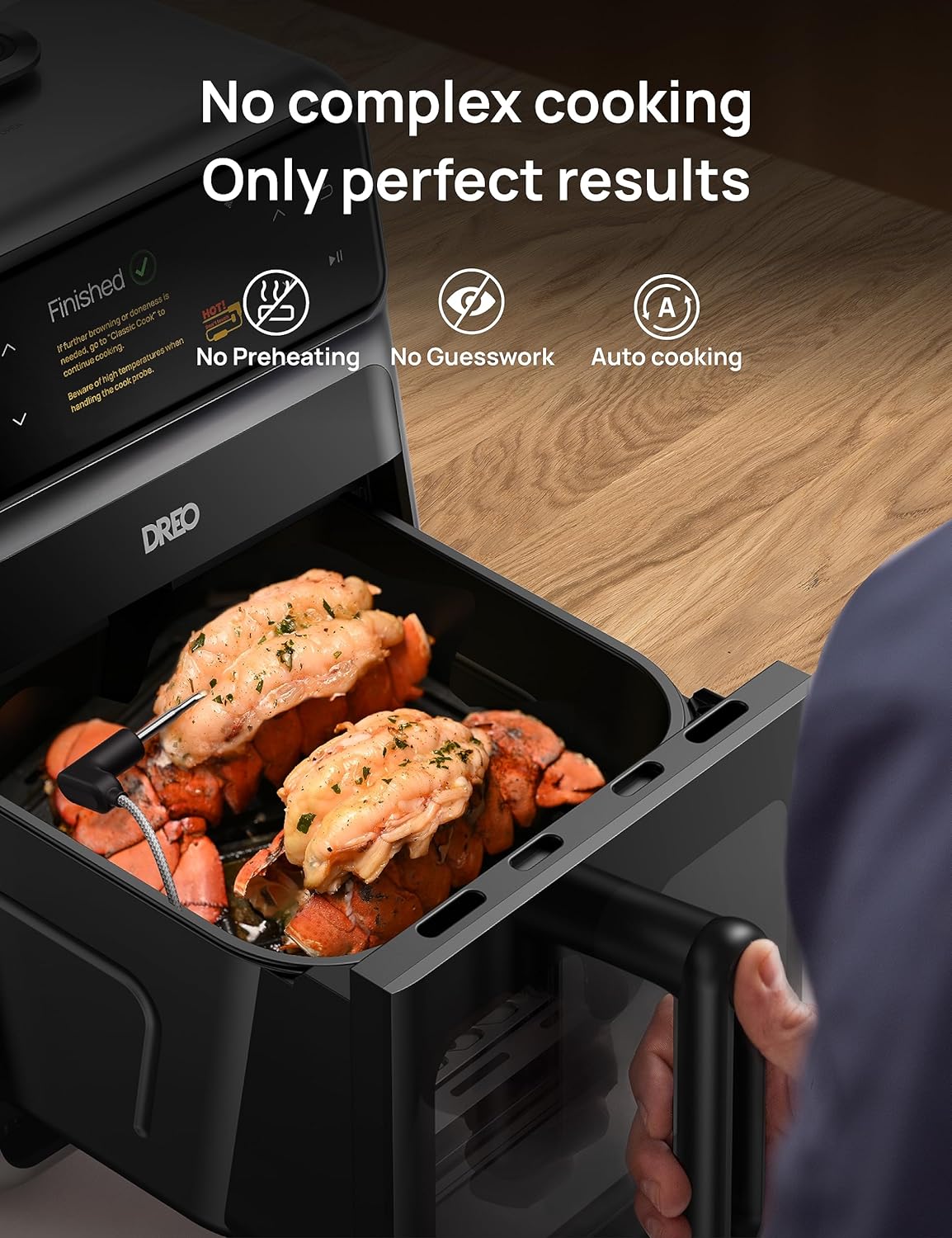 Dreo ChefMaker Combi Fryer Fritadeira Inteligente 5,7 L
