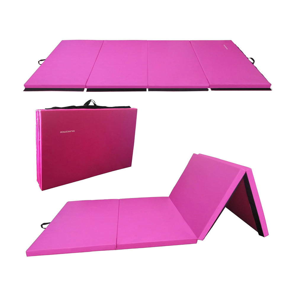BalanceFrom BFGR-01PK Tapetes aeróbicos dobráveis rosa