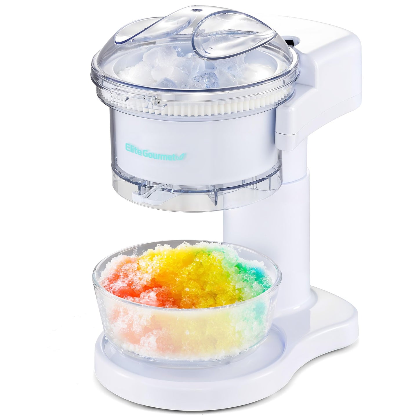 Elite Gourmet ESI1201 Máquina de Snow Cone & Raspagem de Gelo Branco
