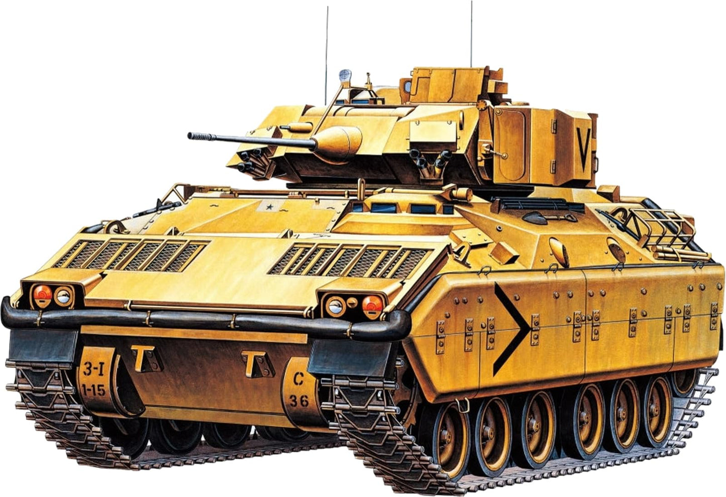Academy M2 Bradley 1/35 - Kit de Modelo de Veículo de Combate