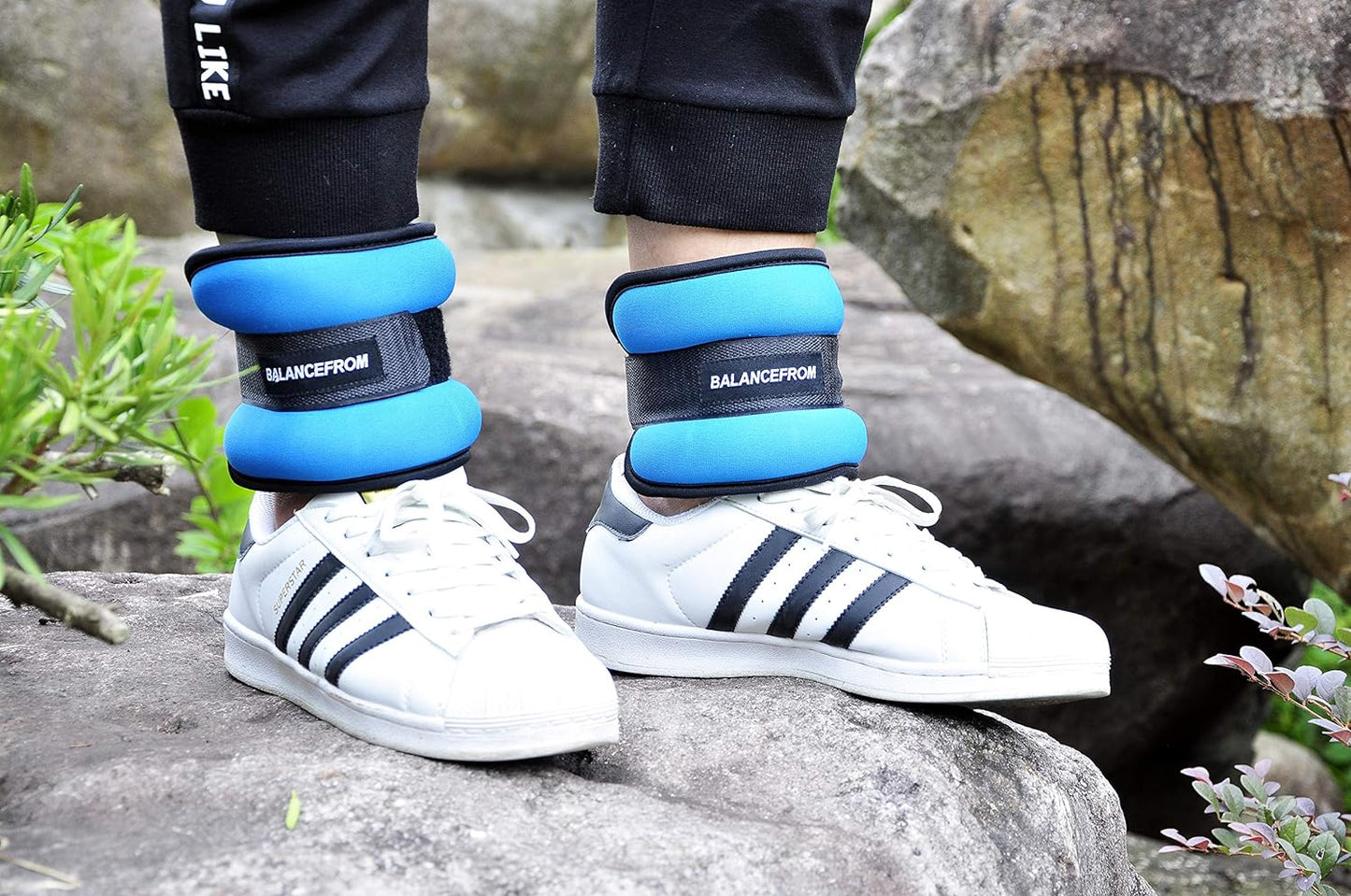 BalanceFrom 1 par de Pesos de pernas ajustável laranja
