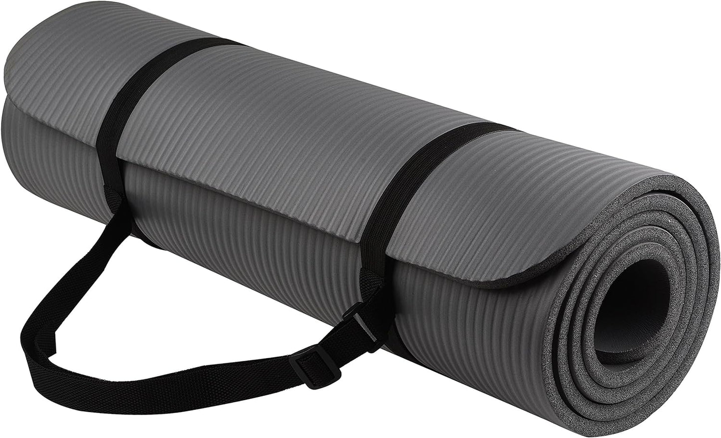 BalanceFrom Tapete de ioga GoYa + par de blocos cinza
