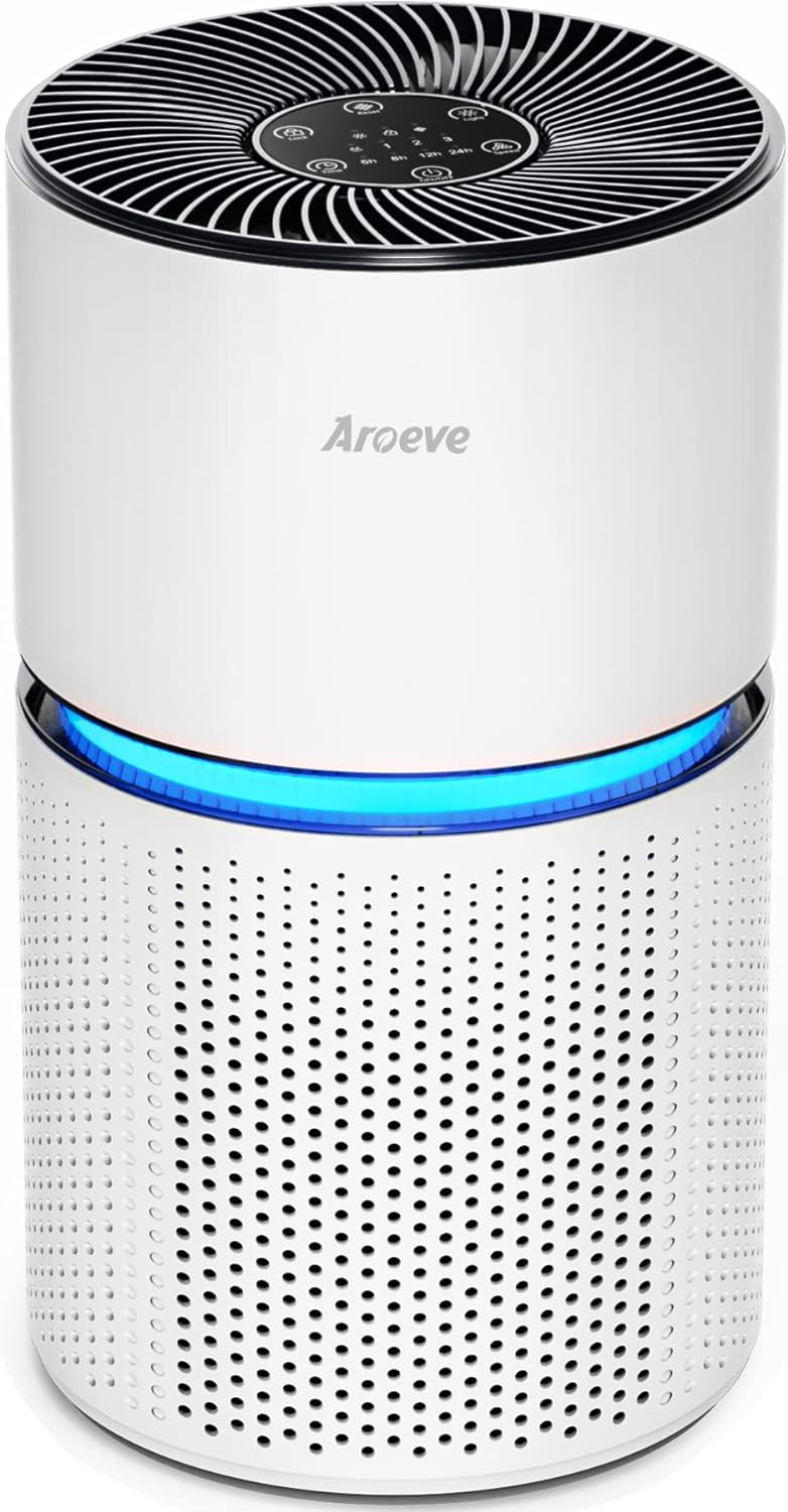 AROEVE Purificadores de ar para casa grande CADR 220m³/h H