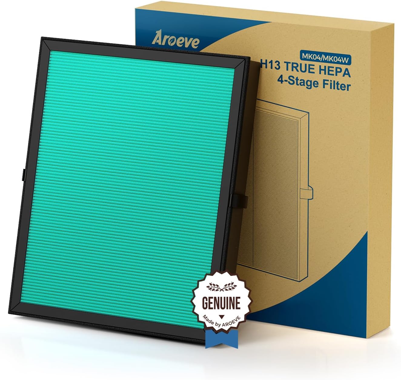 AROEVE Filtro de ar para reposição 4 em 1 H13 HEPA