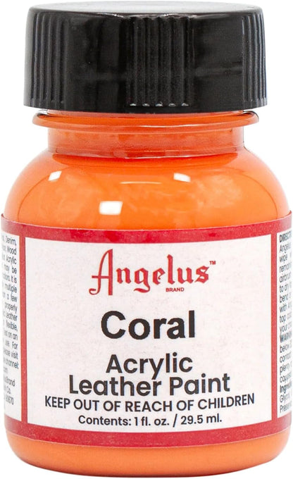 Angelus Tinta acrílica de couro 30 ml coral