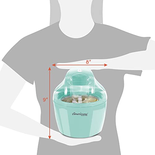 Elite Gourmet Americana EIM-1400M Máquina de Sorvete Elétrica 1,4L Menta