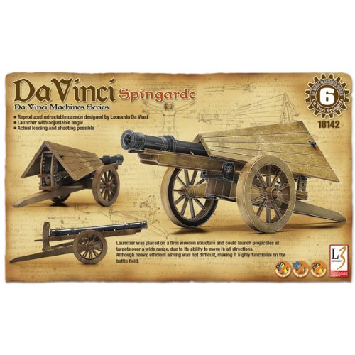 Academy Canhão Spingarde de Da Vinci - Modelo Histórico