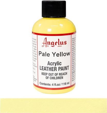 Angelus Tinta acrílica para couro 118 ml amarelo pálido