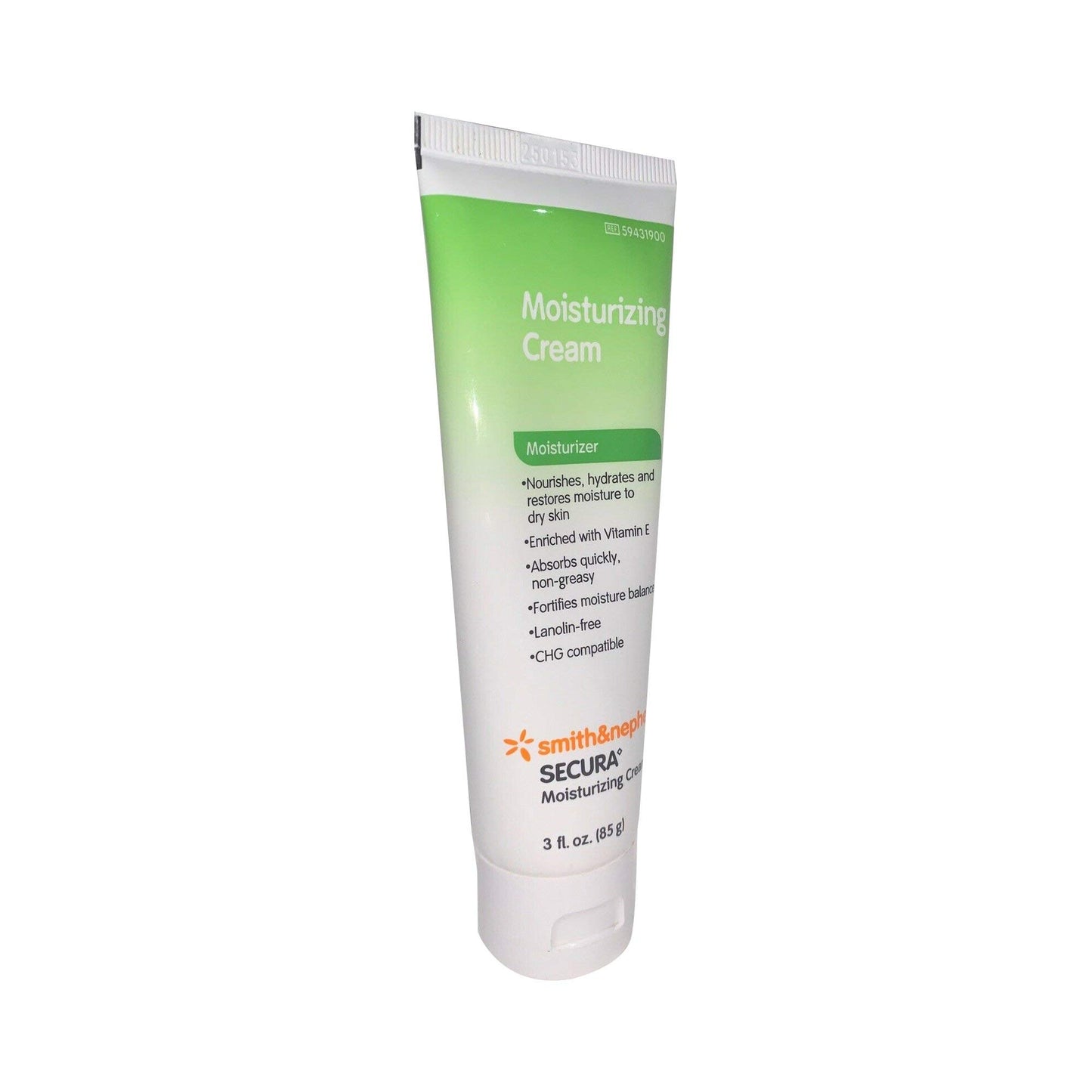 Secura Creme Hidratante para Pele Seca, 3oz, Com Vitamina E e Álcool Benzílico